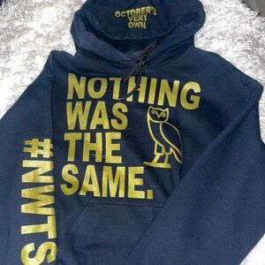 Octobers Very Own Women's Navy and Black Hoodies